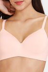Zivame Wonderwire Padded 3/4Th Coverage T-Shirt Bra - Peach Pearl — thumbnail 5